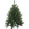 Northlight Unlit-4' Snowy Delta Pine With Pine Cones Full Artificial Christmas Tree - Unlit
