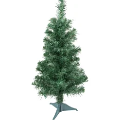 Northlight Unlit-18" Traditional Green Pine Artificial Christmas Tree, Unlit