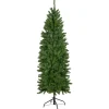 Northlight Unlit-7.5' Unlit Pencil White River Fir Artificial Christmas Tree