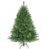 CC Christmas Decor Unlit-4.5' Vermont Spruce Artificial Christmas Tree With Stand, Unlit