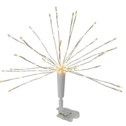 Northlight Stars-12" Warm White Led Lighted Firework Christmas Tree Topper