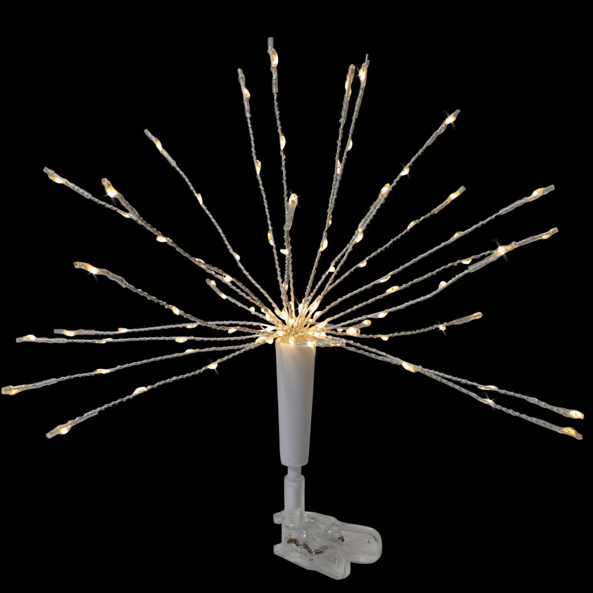 Northlight Stars-12" Warm White Led Lighted Firework Christmas Tree Topper