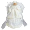 Roman Angels-12" White Angel In A Dress Christmas Tree Topper- Unlit