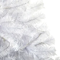Nearly Natural Unlit-6' White Artificial Christmas Tree, Unlit