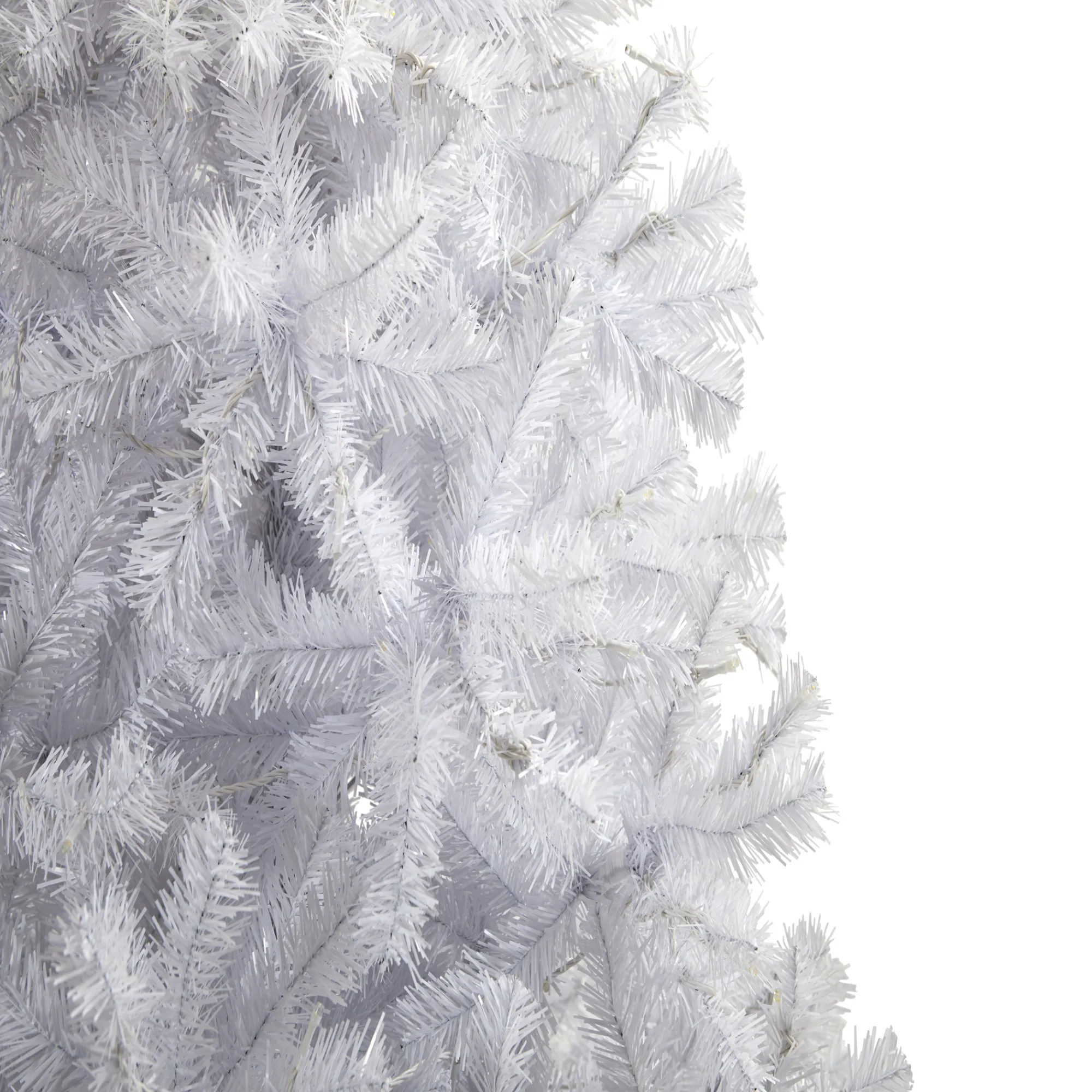 Nearly Natural Unlit-6' White Artificial Christmas Tree, Unlit