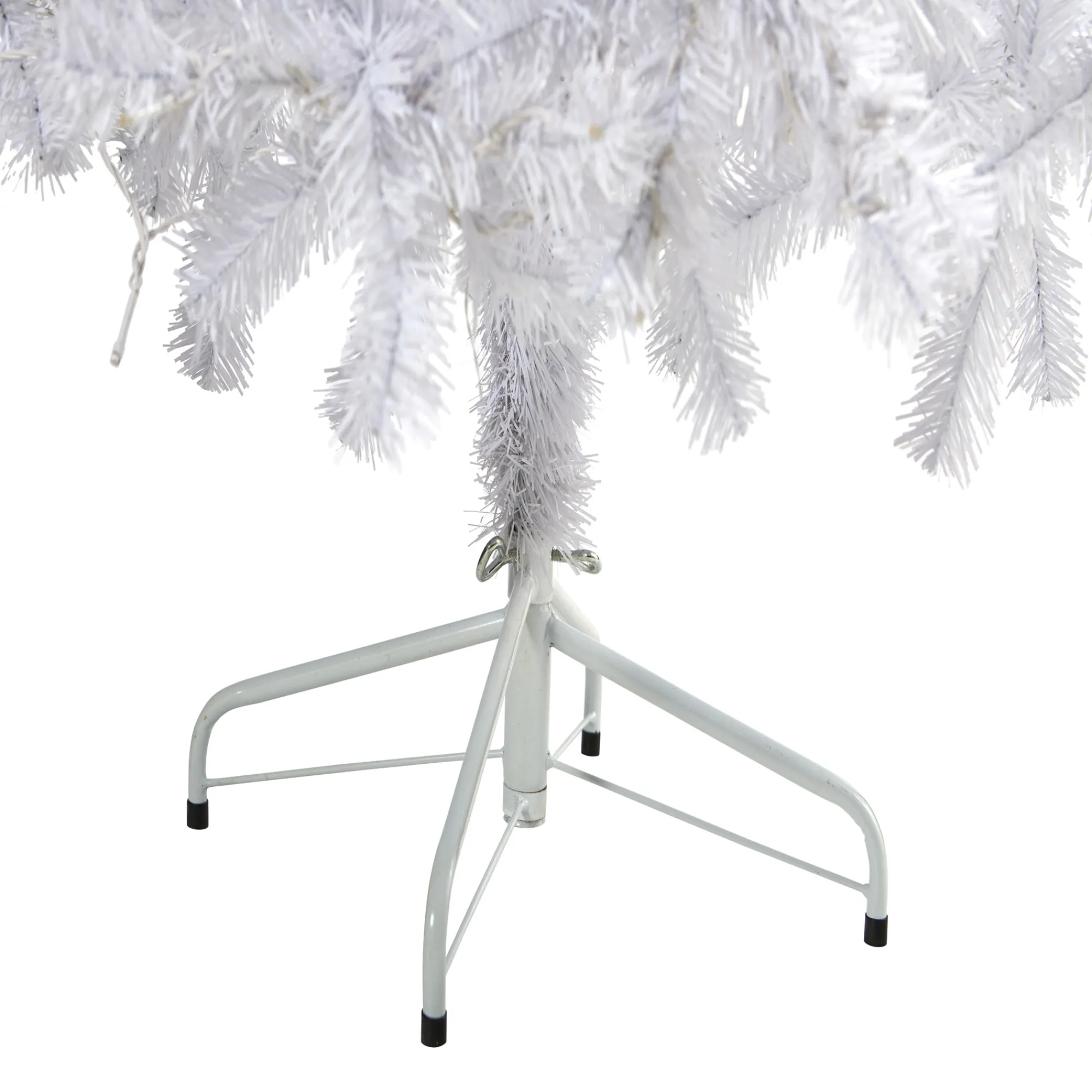 Nearly Natural Unlit-6' White Artificial Christmas Tree, Unlit