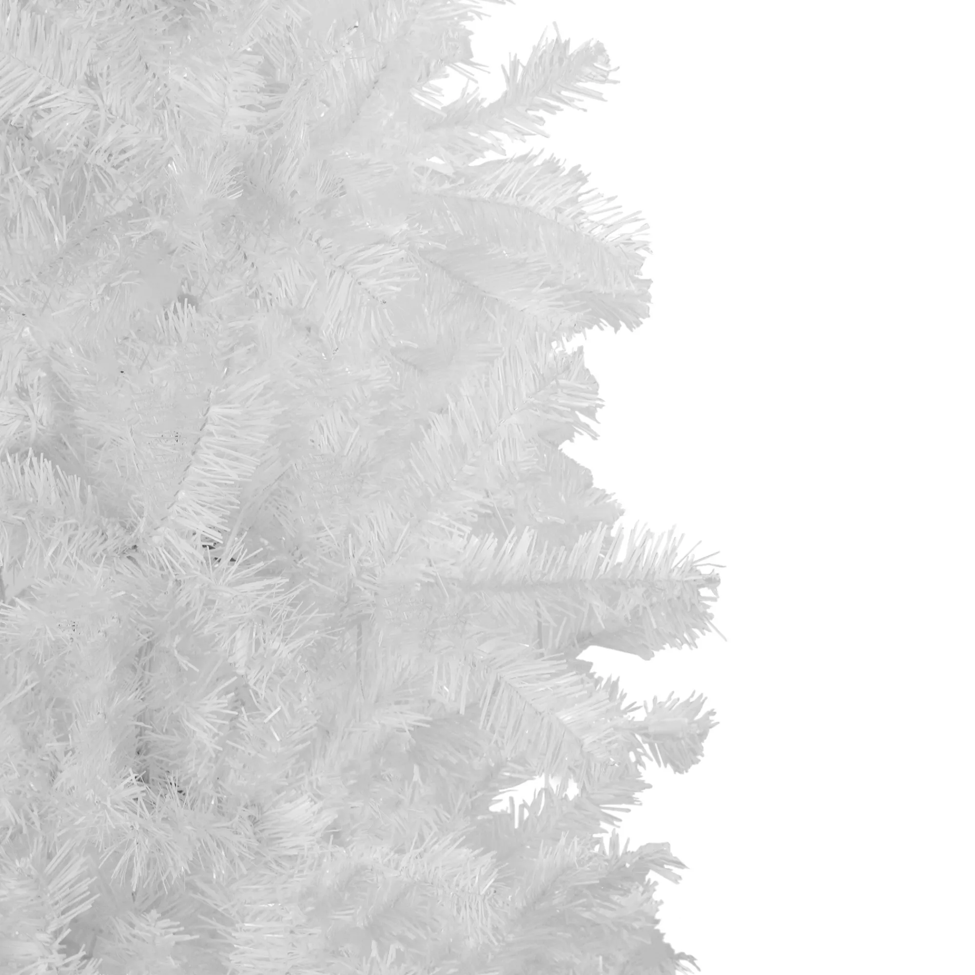 Northlight Unlit-6.5' White Winston Pine Slim Artificial Christmas Tree - Unlit