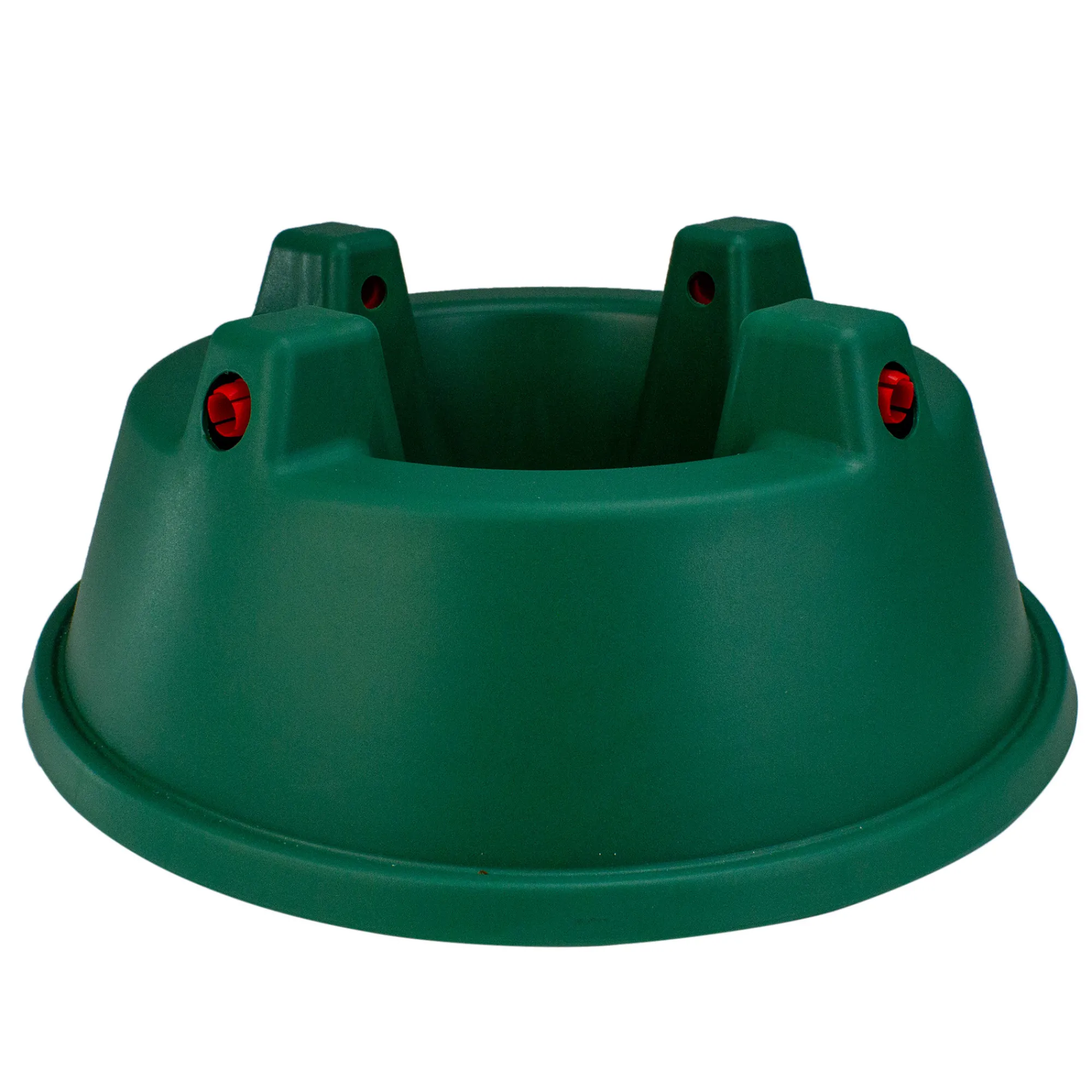 Northlight Artificial Tree Stands-21" Wide Mouth Green And Red Watering Christmas Tree Stand - Trees Up To 8Ft