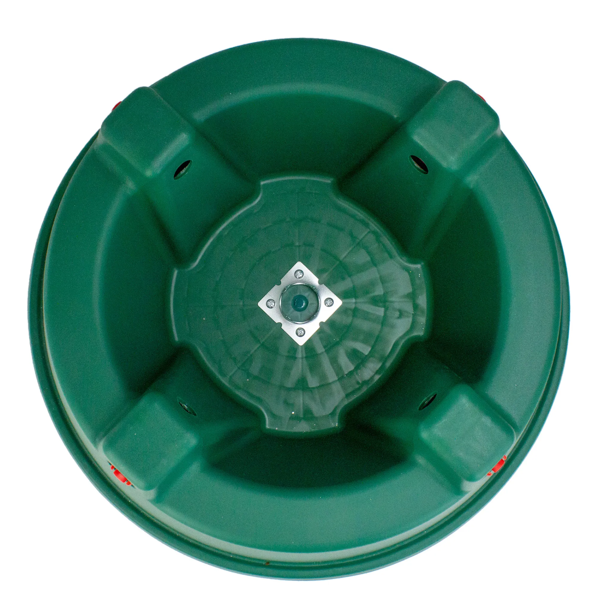 Northlight Artificial Tree Stands-21" Wide Mouth Green And Red Watering Christmas Tree Stand - Trees Up To 8Ft