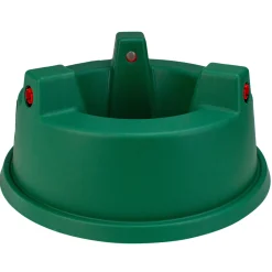 Northlight Real Tree Stands-13" Wide Mouth Green And Red Watering Christmas Tree Stand - Trees Up To 7Ft