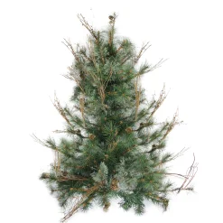 Northlight Wall Trees-3' X 28" Country Mixed Pine Artificial Christmas Wall Or Door Tree - Unlit
