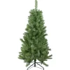 Northlight Unlit-4.5' X 28" Slim Mixed Pine Artificial Christmas Tree - Unlit