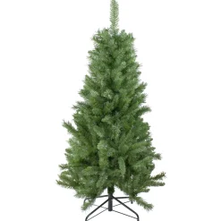 Northlight Unlit-4.5' X 28" Slim Mixed Pine Artificial Christmas Tree - Unlit