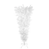Northlight Upside Down-5.5' X 38" White Upside Down Spruce Medium Artificial Christmas Tree - Unlit