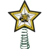 The Memory Company Stars-10" Yellow And Black Star Ncaa Wichita State Shockers Christmas Tree Topper