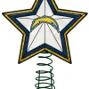 The Memory Company Stars-10" Yellow And Blue Nfl San Diego Chargers Tree Topper