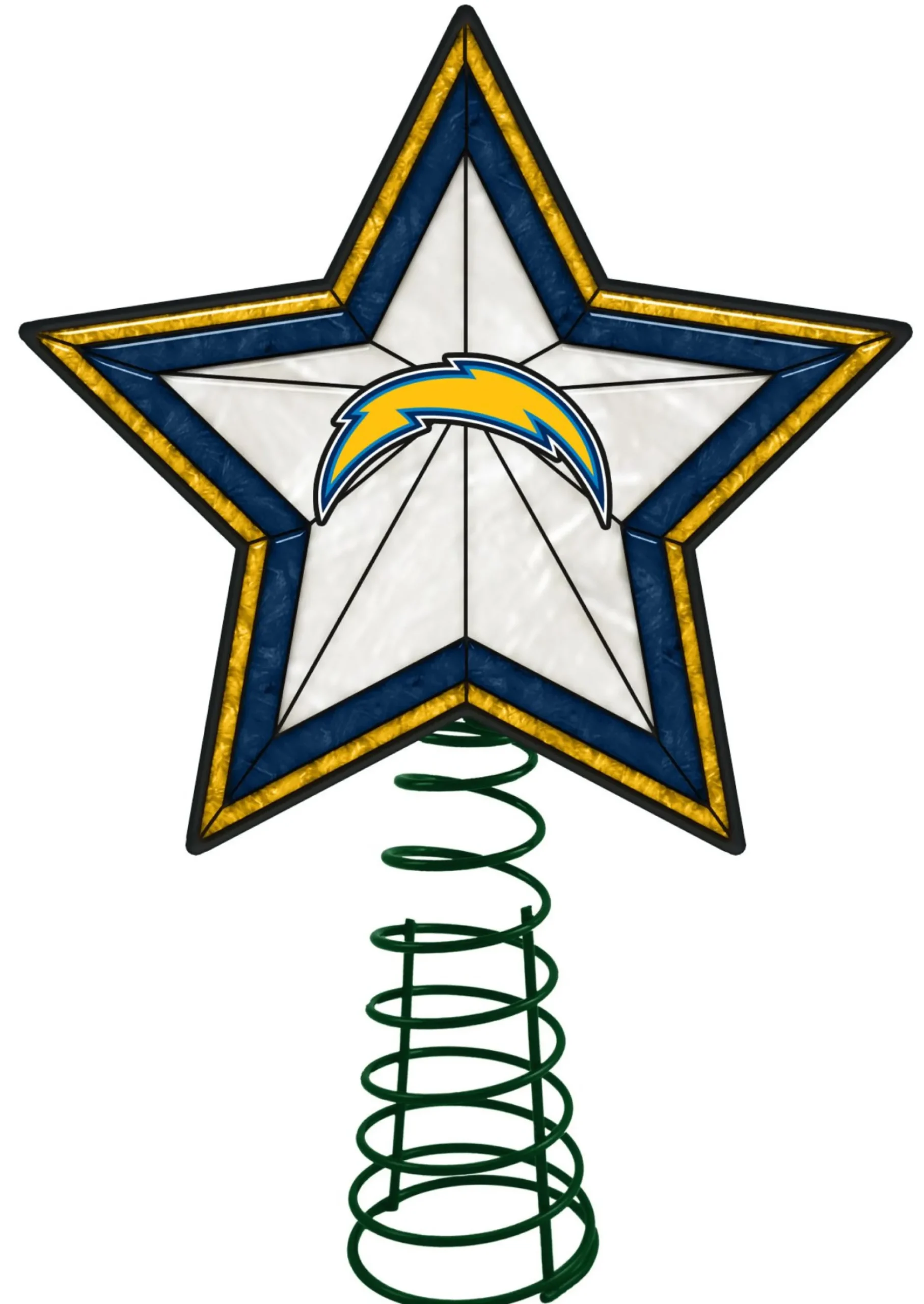 The Memory Company Stars-10" Yellow And Blue Nfl San Diego Chargers Tree Topper