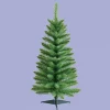 KSA Unlit-Artificial Green Pine Christmas Tree With Plastic Base 36"- Unlit