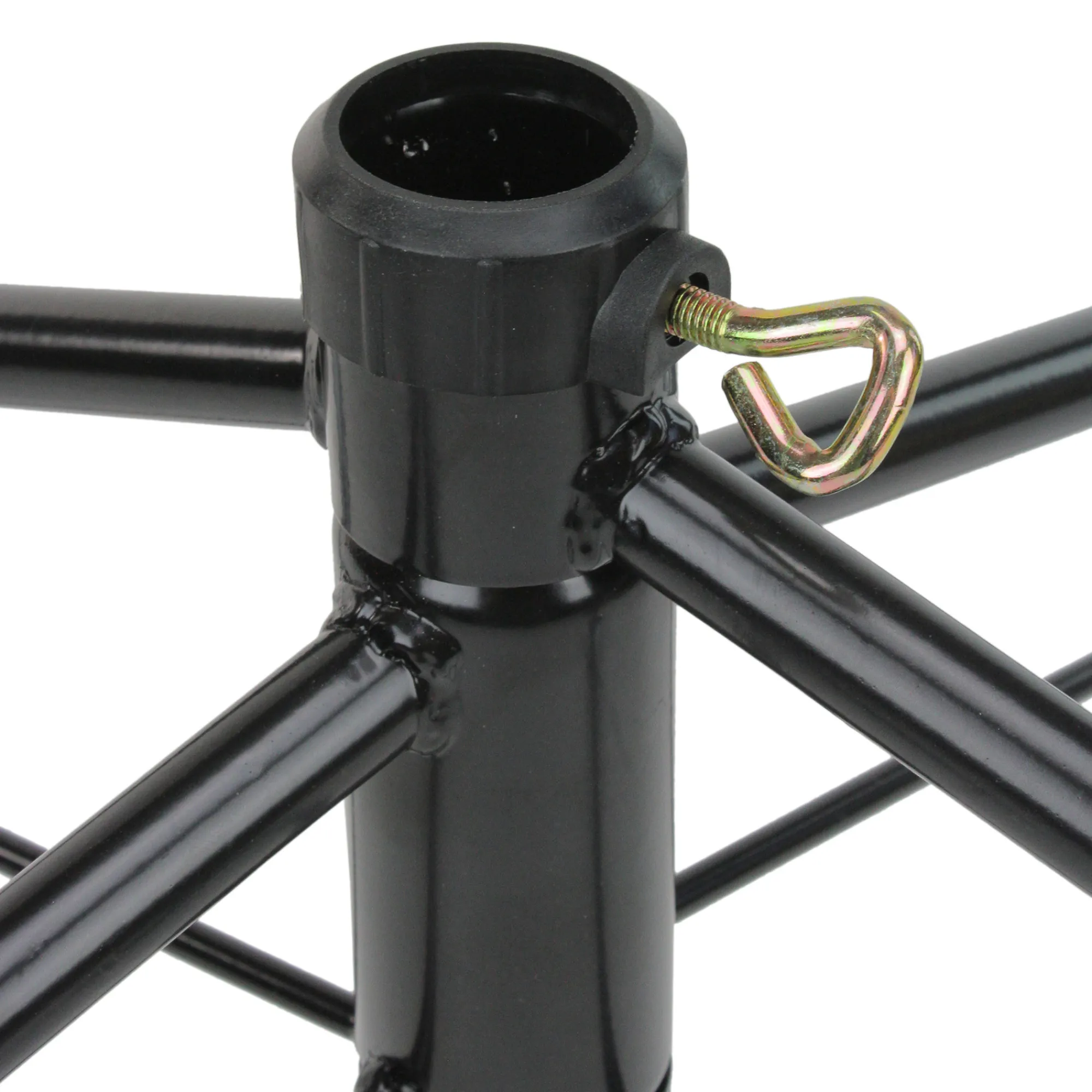 Northlight Artificial Tree Stands-Black Metal Rolling Christmas Tree Stand For 6.5'-7.5' Artificial Trees