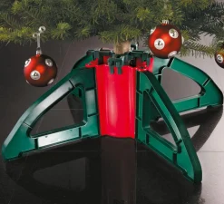 Northlight Real Tree Stands-Christmas Tree Stand With Clamping System - For Real Live Trees Up To 10'