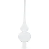 BESTPYSANKY Finials-Clear Glass Christmas Tree Topper 11 Inches