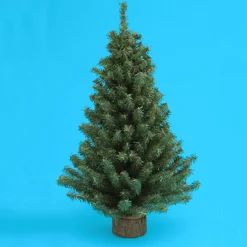 KSA Unlit-Club Pack Of 24 Miniature Pine Artificial Christmas Trees 18" - Unlit
