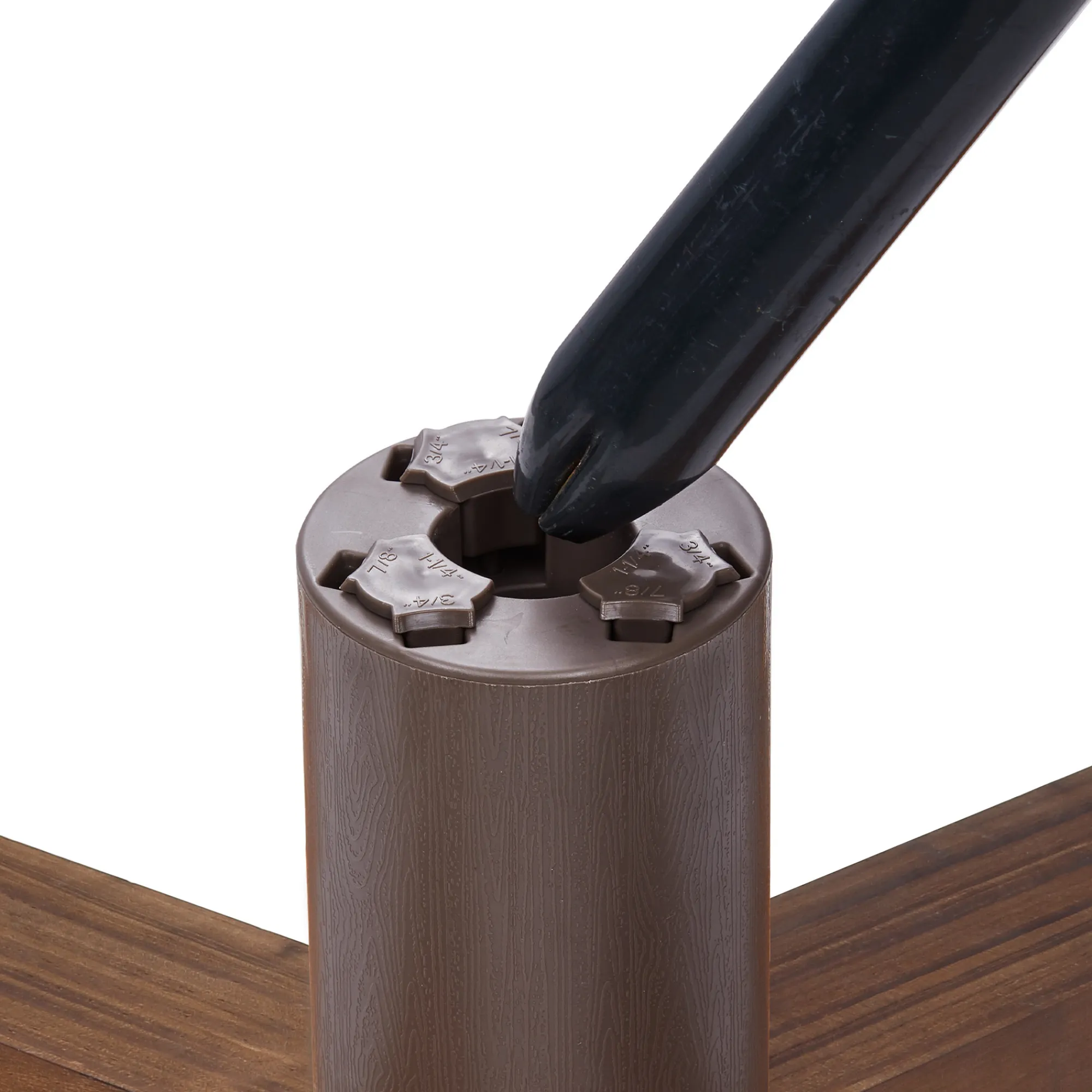 Northlight Artificial Tree Stands-Dark Wood Adjustable Artificial Christmas Tree Stand - For Trees Up To 7.75Ft Tall
