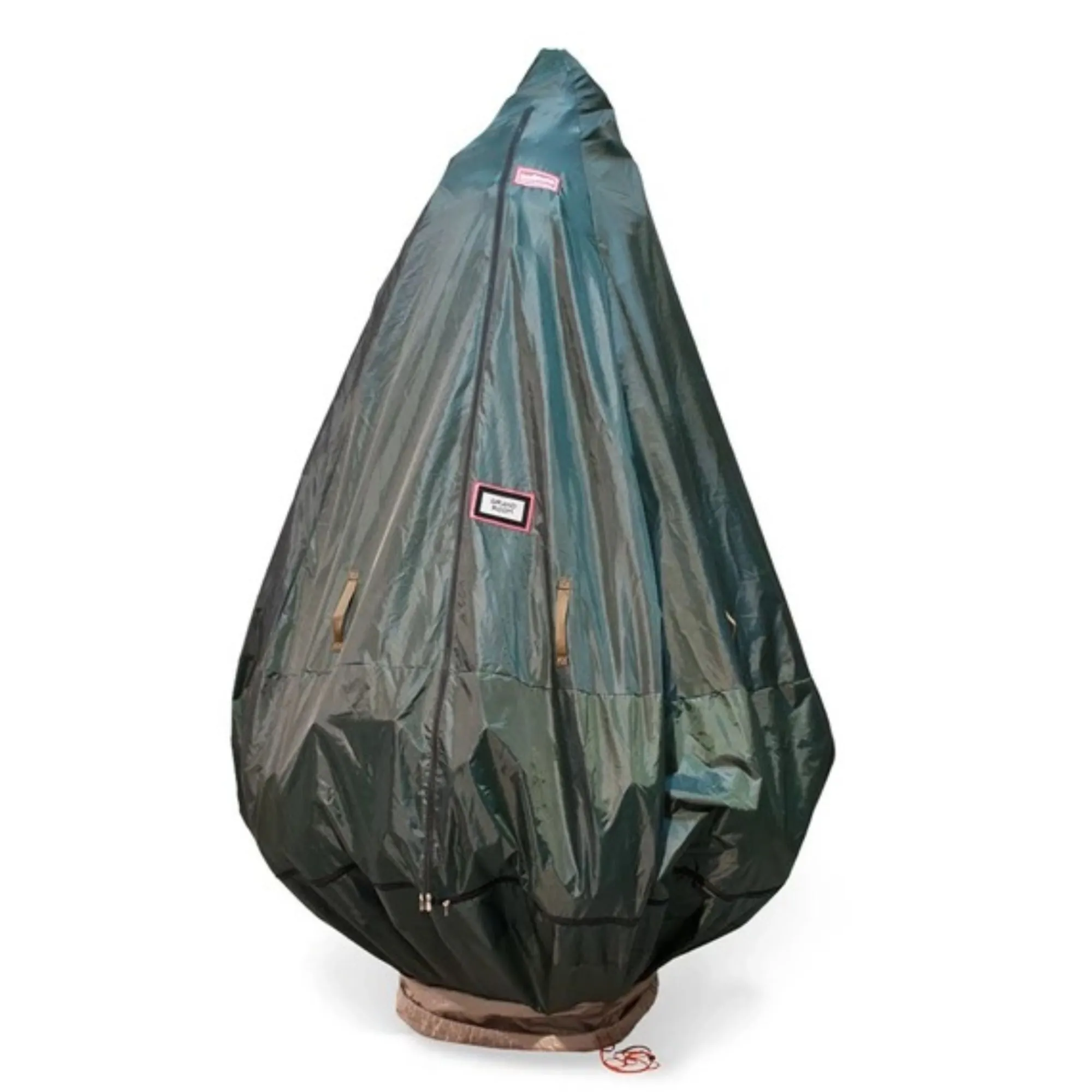 Northlight Tree Storage-Decorated Christmas Tree Storage Bag With Rolling Stand-Holds 6-9 Ft Trees