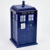 Kurt Adler Finials-Doctor Who Tardis Light Up Christmas Tree Topper Blue Police Box Decoration New