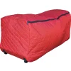 Northlight Tree Storage-Expandable Quilted Rolling Christmas Tree Bag For Trees 9-12Ft