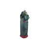Northlight Tree Storage-Green And Red Large Adjustable Christmas Tree Protective Storage Bag - Holds 6-9 Foot Trees