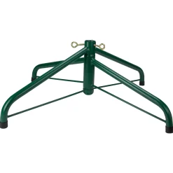 Jack Post Artificial Tree Stands-Green Foldable Artificial Christmas Tree Stand- For Trees Up To 9' Tall