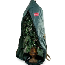 Northlight Tree Storage-Green Foyer Christmas Tree Protective Storage Bag - Holds 4 To 6 Foot Trees