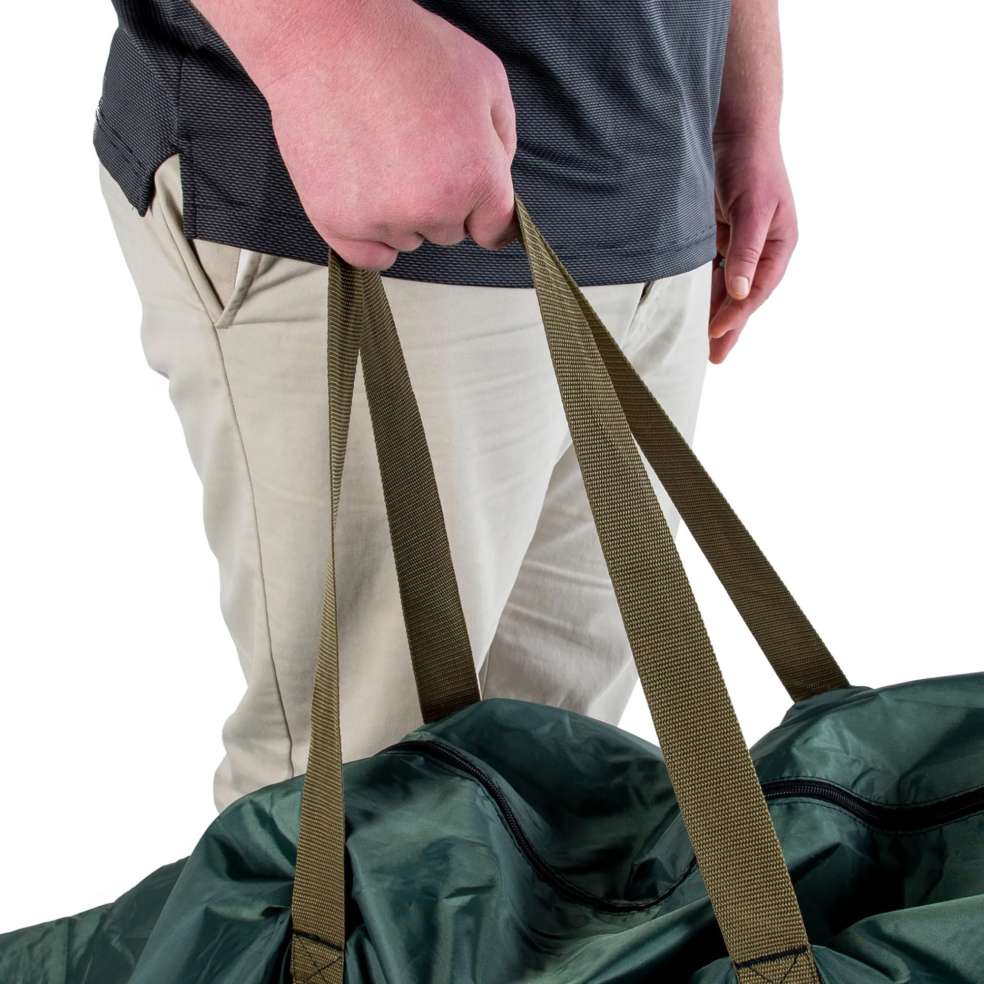 Northlight Tree Storage-Green Foyer Christmas Tree Protective Storage Bag - Holds 4 To 6 Foot Trees
