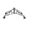 Contemporary Home Living Artificial Tree Stands-Green Rolling Christmas Tree Stand For 10' Artificial Trees