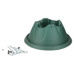 Dyno Real Tree Stands-Heavy Duty Green Easy Watering Christmas Tree Stand - For Live Trees Up To 10'