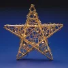 KSA Stars-Huge Lighted Indoor Gold Rattan Star Christmas Hanging Decoration