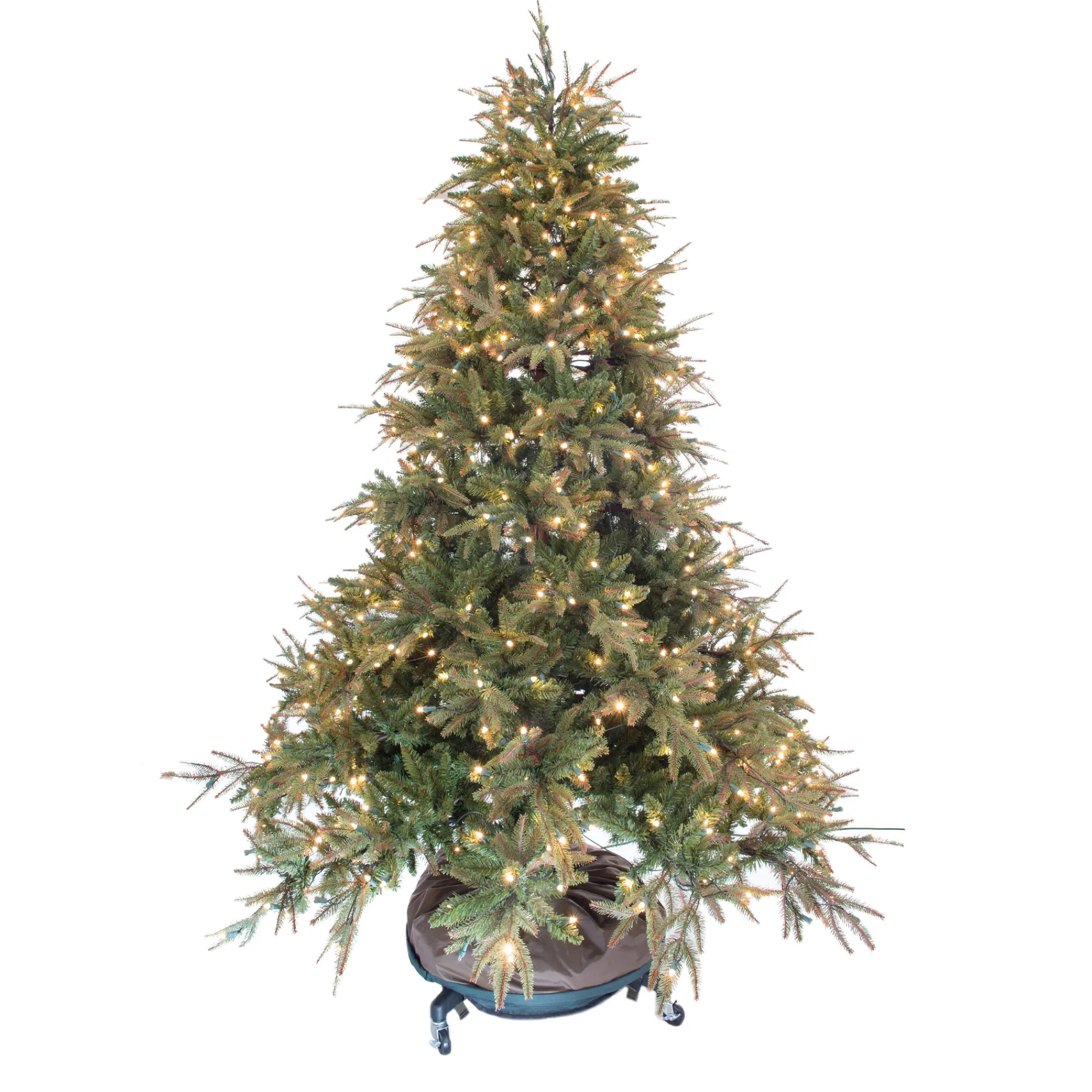 Northlight Tree Storage-Large Adjustable Upright Christmas Tree Protective Storage Bag W/ 2 Way Rolling - Hold Up To 9' Trees