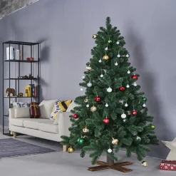 Northlight Artificial Tree Stands-Light Wood Adjustable Artificial Christmas Tree Stand - For Trees Up To 7.75Ft Tall