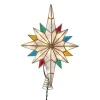 Kurt Adler Finials-Multi Tip Capiz Bethlehem Star Christmas Tree Topper Ul3163 New