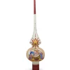 BESTPYSANKY Angels-Nativity Scene For Kids On White Glass Christmas Tree Topper 11 Inches
