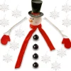 Christmas Central Stars-21-Piece Snowman Tree Topper And Ornaments Christmas Tree Decorating Kit