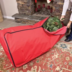 Northlight Tree Storage-Rolling Artificial Christmas Tree Storage Bag For Trees Up To 9Ft