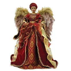 Home and Holiday Shops Finials-Santa's Workshop African American Diva Angel Christmas Tree Topper 16 Inch
