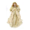 Home and Holiday Shops Finials-Santa's Workshop Cream Angel Christmas Tree Topper 14 Inch