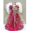 Home and Holiday Shops Finials-Santa's Workshop Red Christmas Angel Tree Topper 16 Inch