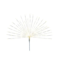 Melrose Stars-Set Of 2 Lighted Led Contemporary Starburst Christmas Tree Topper - White Lights 23.5"