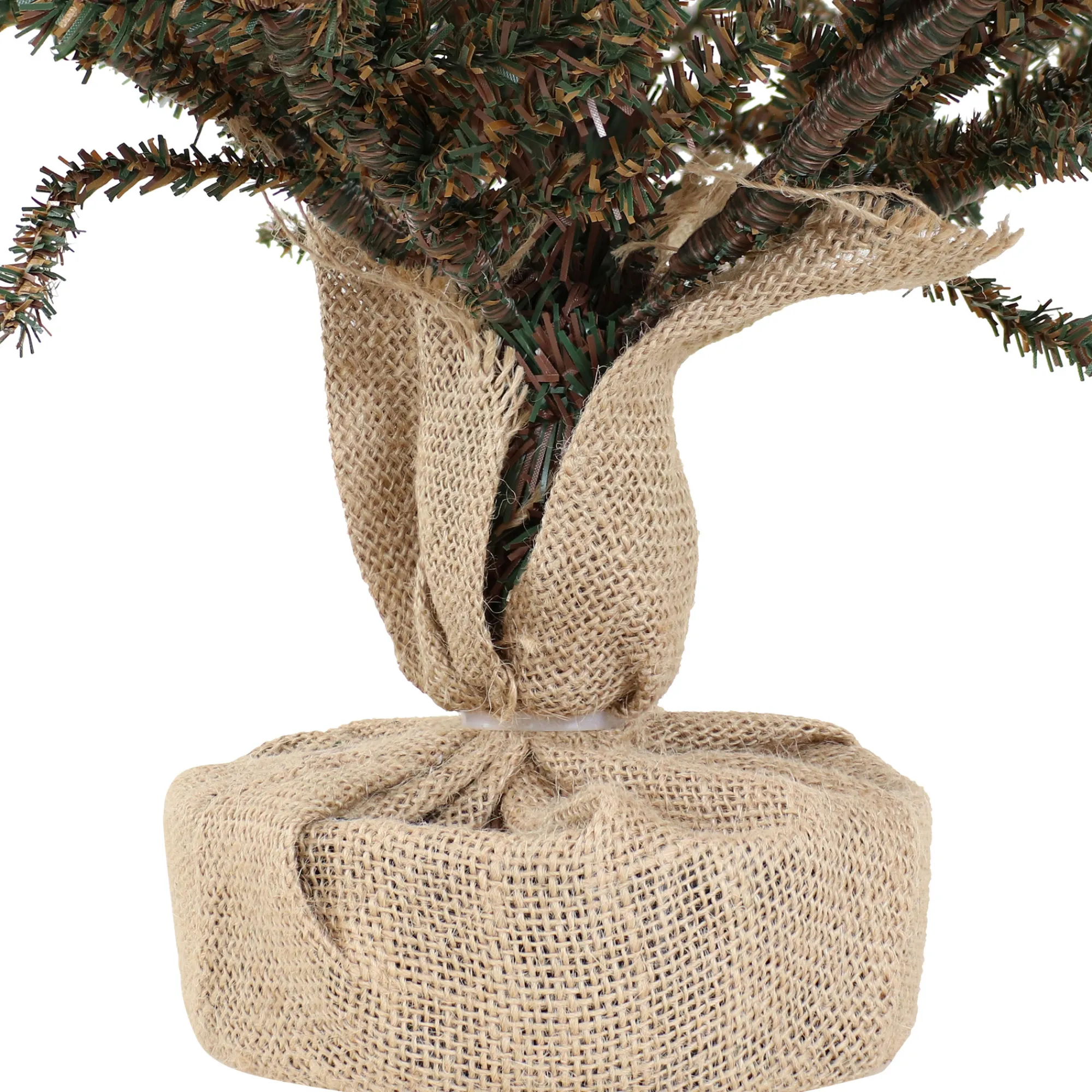 Sunnydaze Decor Unlit-Sunnydaze Homespun Holiday Artificial Christmas - 3-Foot Tall - Green