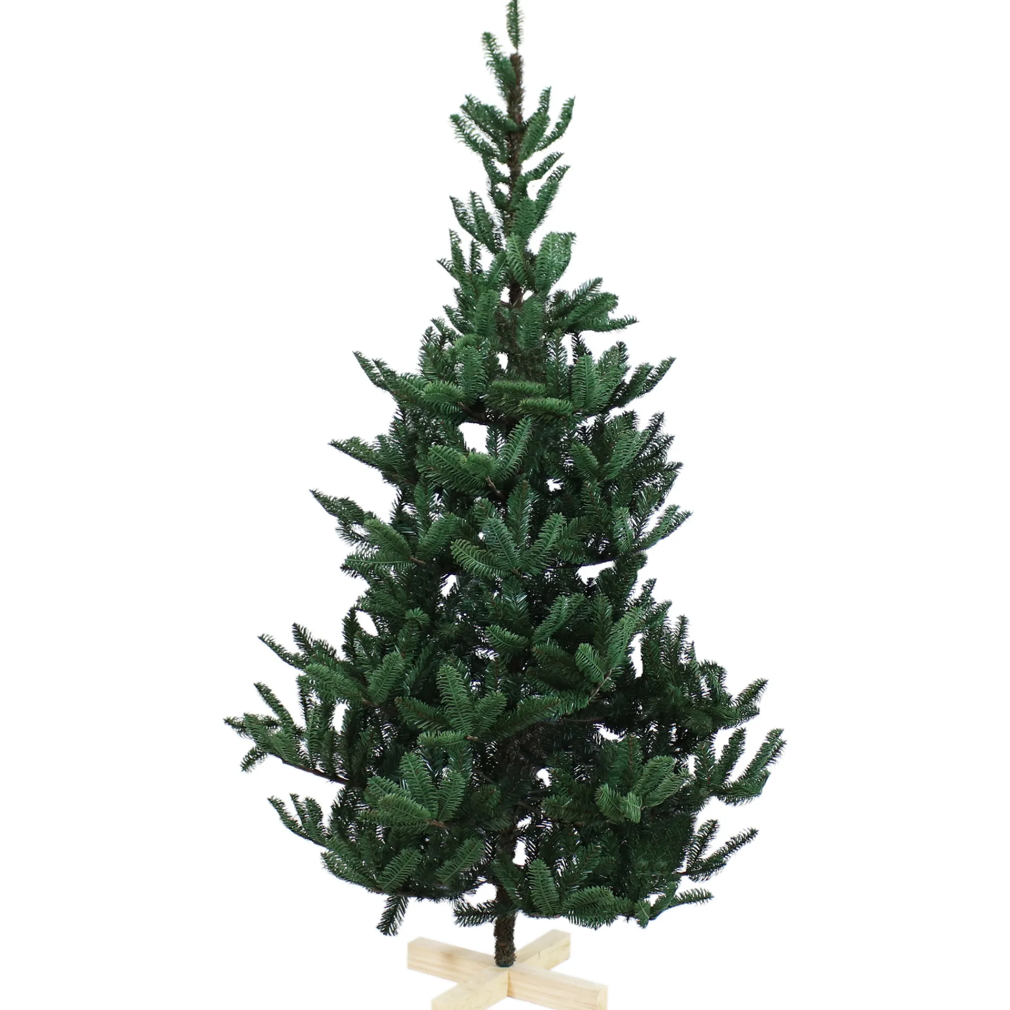 Sunnydaze Decor Unlit-Sunnydaze Unlit Artificial Christmas Tree With Traditional Wood Base - 6-Foot