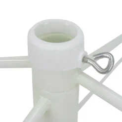 Northlight Artificial Tree Stands-White Metal Christmas Tree Stand For 12' Artificial Trees